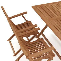 Gartenmöbel Set Holz AVEIRO 5-teilig