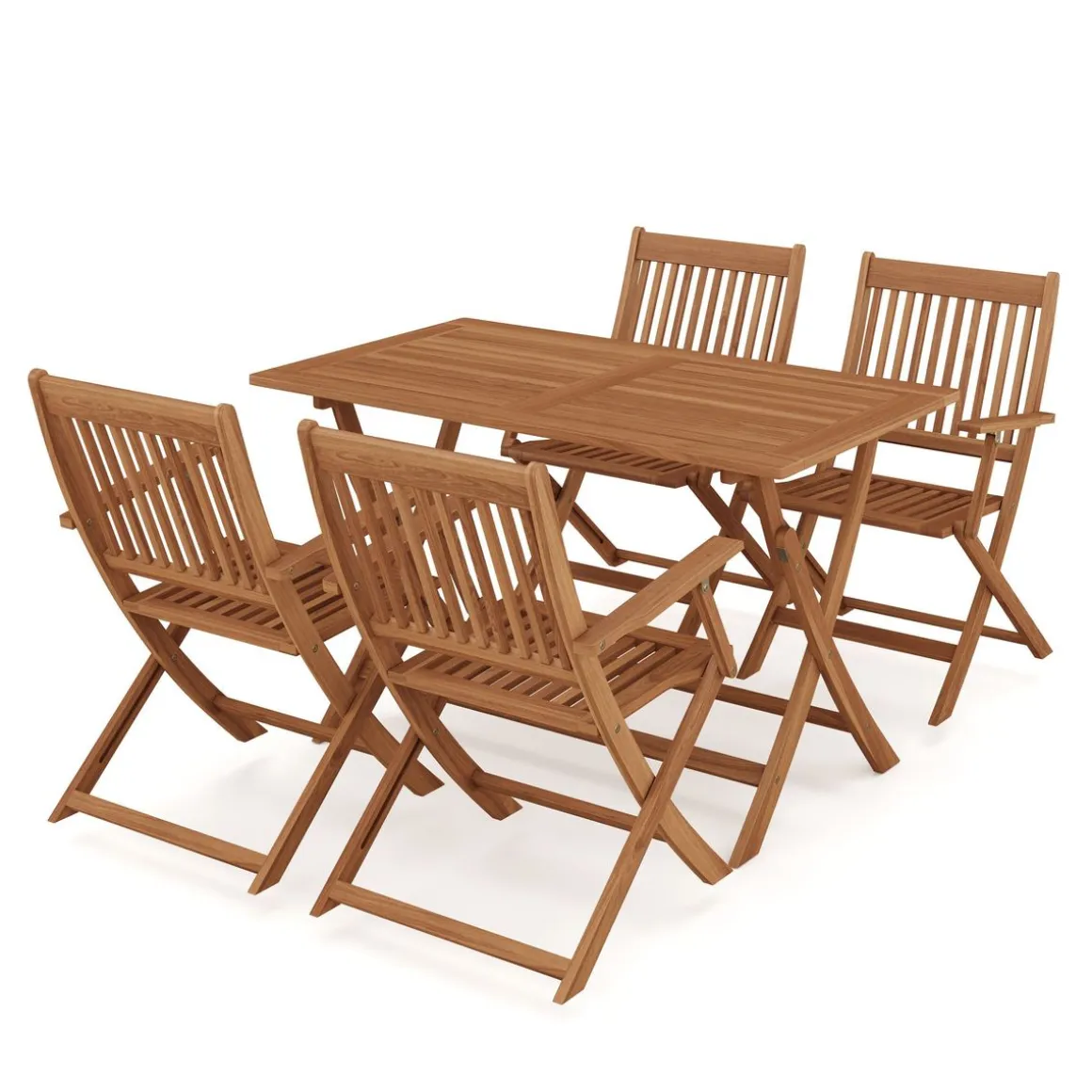 Gartenmöbel Set Holz AVEIRO 5-teilig