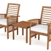 Gartenmöbel Set Holz CORDOBA 3-teilig
