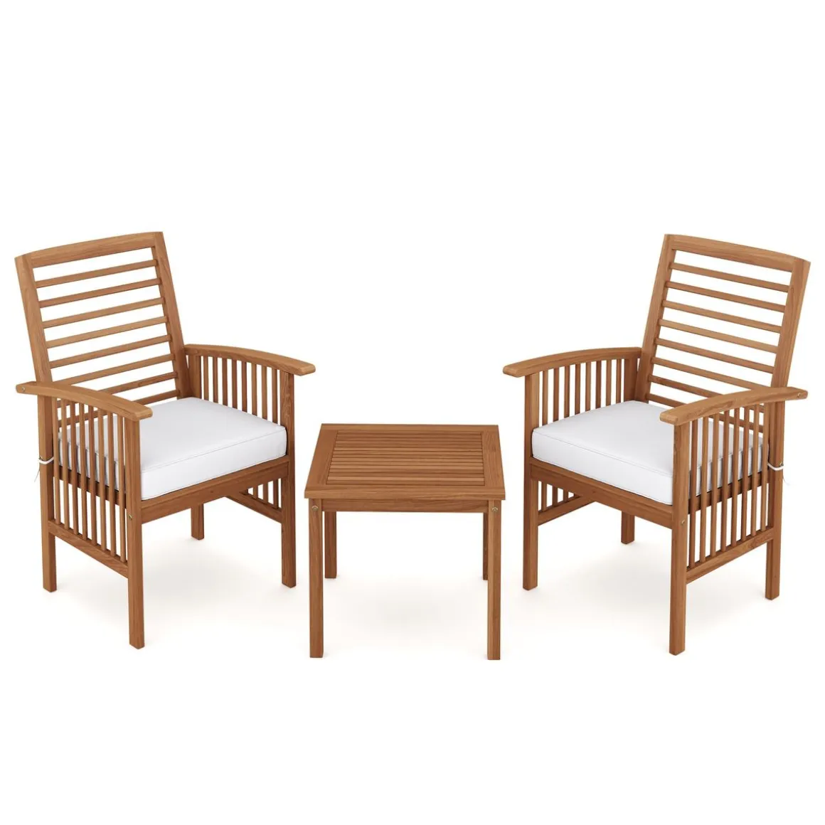 Gartenmöbel Set Holz CORDOBA 3-teilig