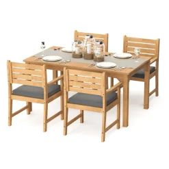 Gartenmöbel Set Holz MONICA 5-teilig