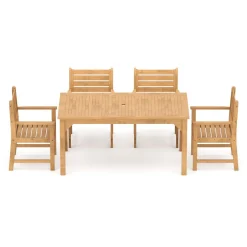 Gartenmöbel Set Holz MONICA 5-teilig