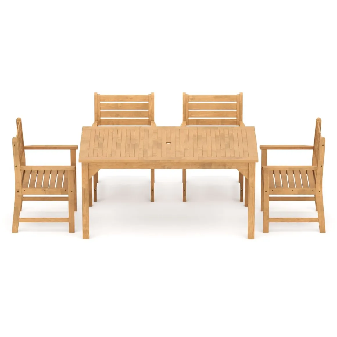 Gartenmöbel Set Holz MONICA 5-teilig