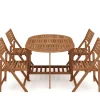 Gartenmöbel Set Holz TARRAGONA 5-teilig