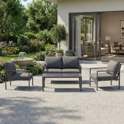 Gartenmöbel Set KAPLAN anthrazit | GONSER.CH