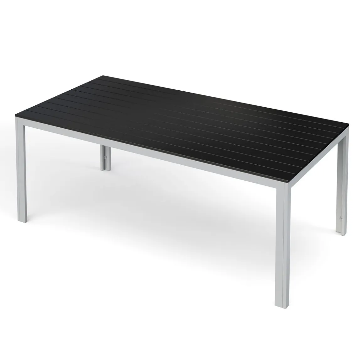 Gartenmöbel Set KAVO 2 Stühle + 2 Bänke anthrazit