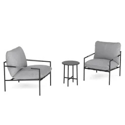 Gartenmöbel Set KOEN grau
