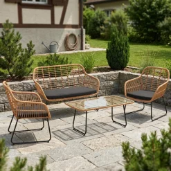 Gartenmöbel Set MALI 4-teilig