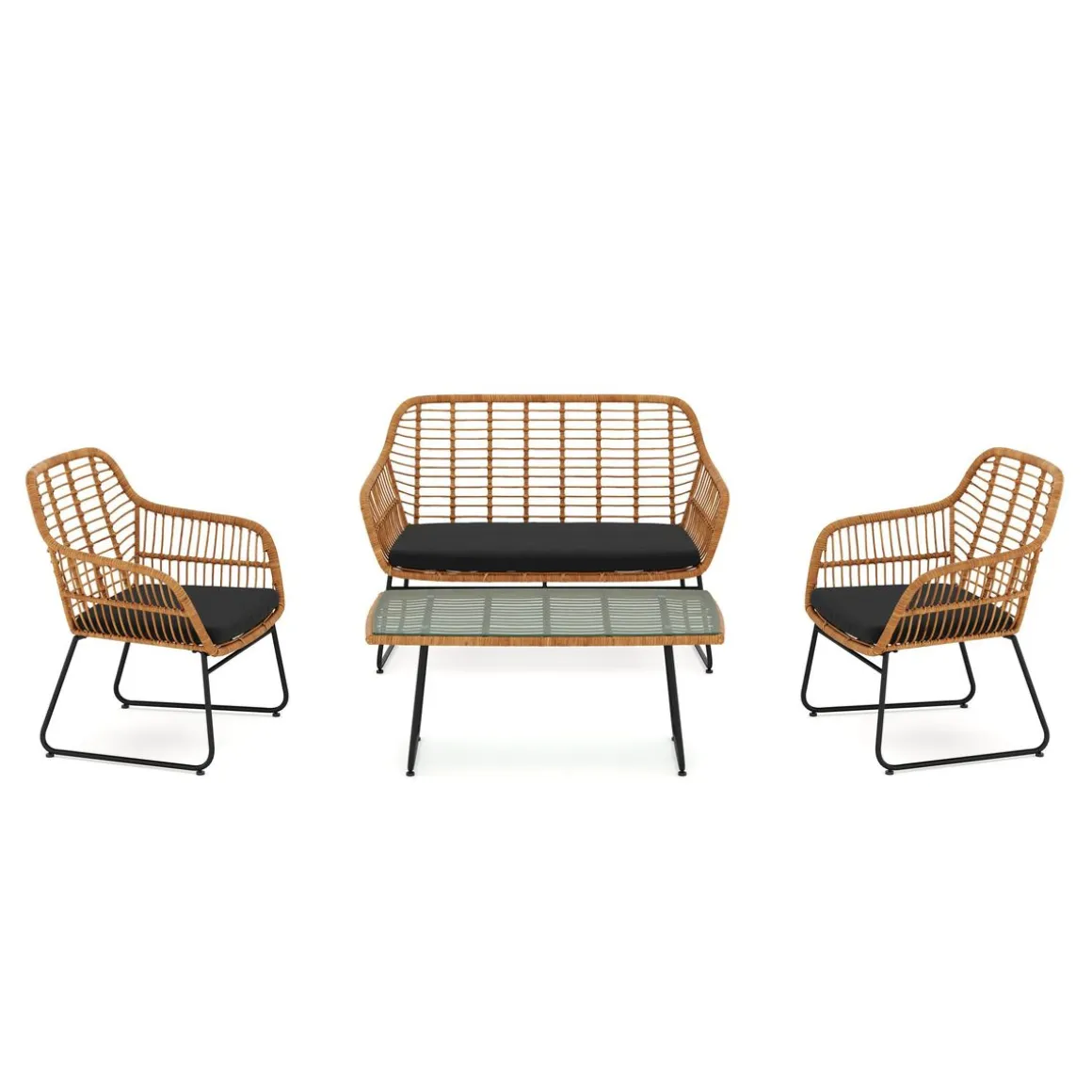 Gartenmöbel Set MALI 4-teilig