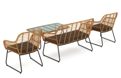 Gartenmöbel Set MALI 4-teilig