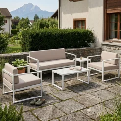 Gartenmöbel Set NOVO beige