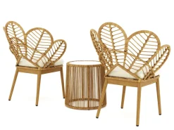 Gartenmöbel Set Rattan COSIMA