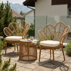 Gartenmöbel Set Rattan COSIMA