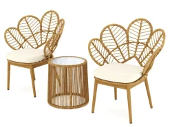Gartenmöbel Set Rattan COSIMA