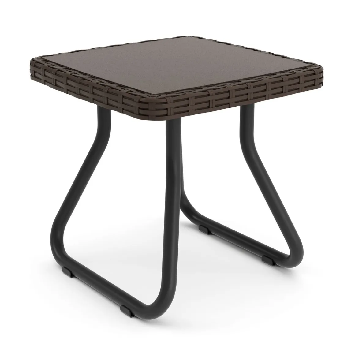 Gartenmöbel Set Rattan MERIVA braun