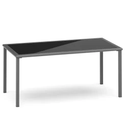 Gartenmöbel Set WEGGIS schwarz