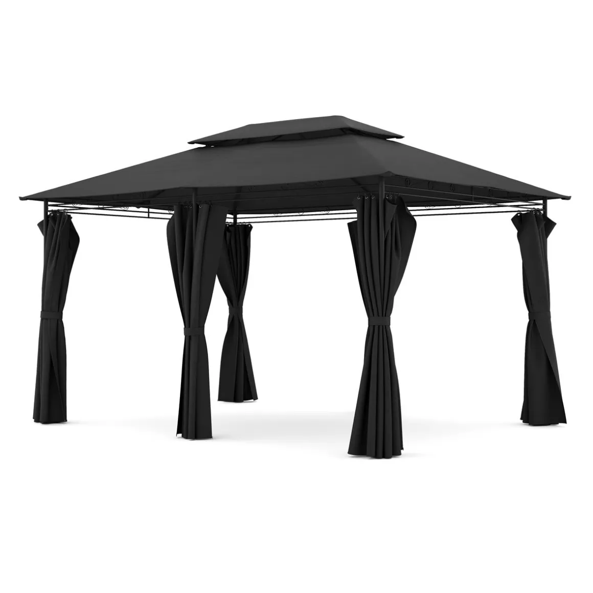 Gartenpavillon AMALIE 4 x 3 m anthrazit
