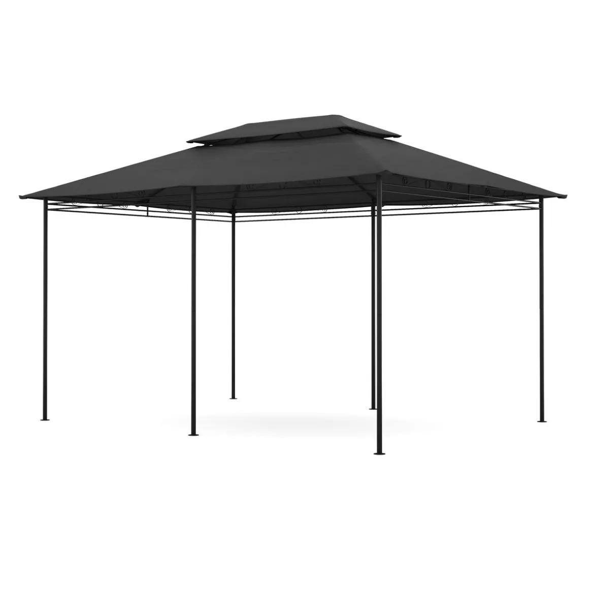 Gartenpavillon AMALIE 4 x 3 m anthrazit