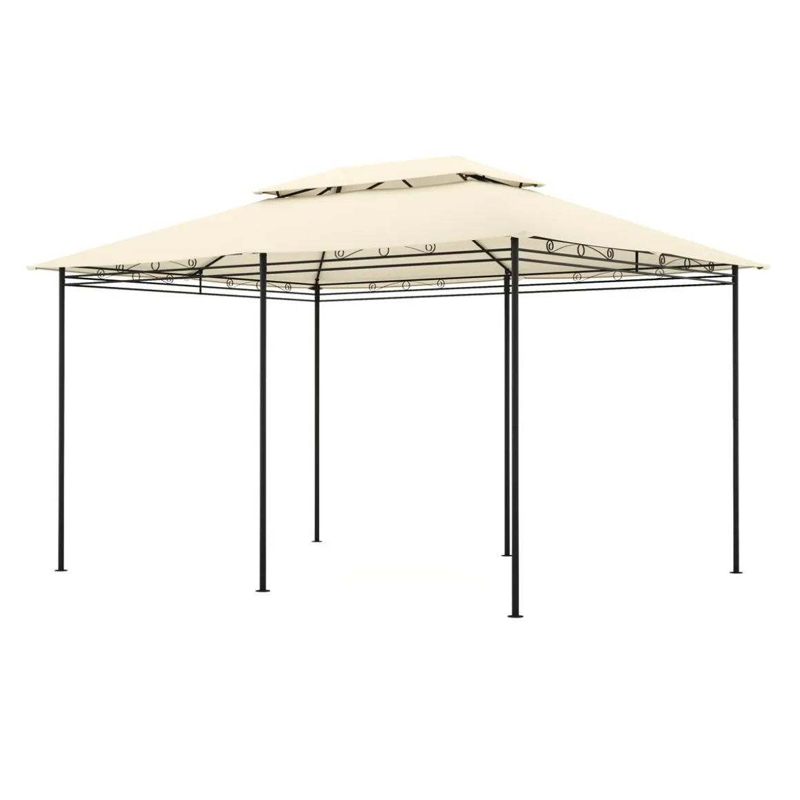 Gartenpavillon AMALIE 4 x 3 m beige