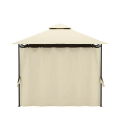 Gartenpavillon AMALIE 4 x 3 m beige