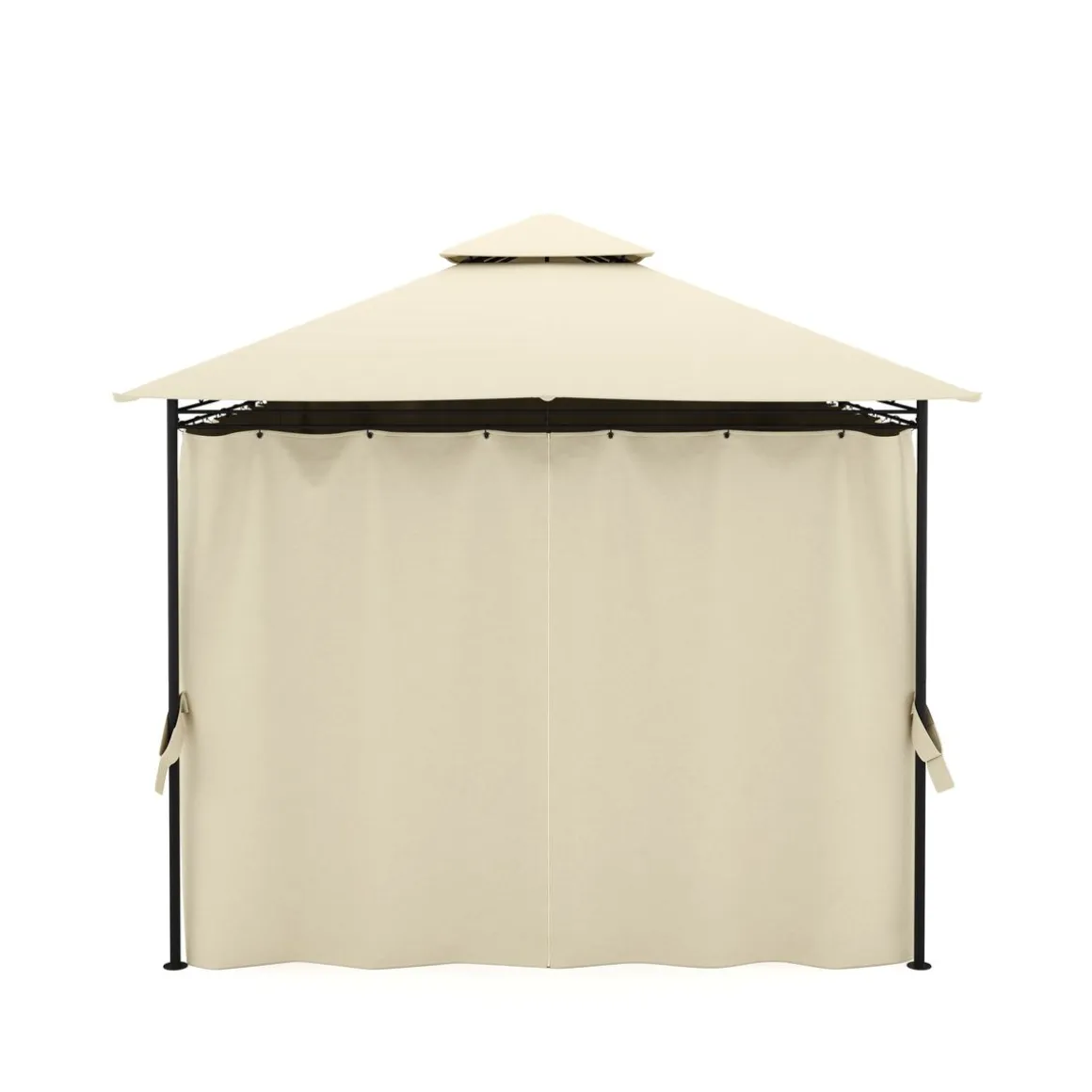 Gartenpavillon AMALIE 4 x 3 m beige