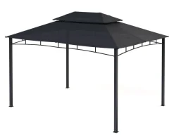 Gartenpavillon GAZ 4 x 3 m anthrazit