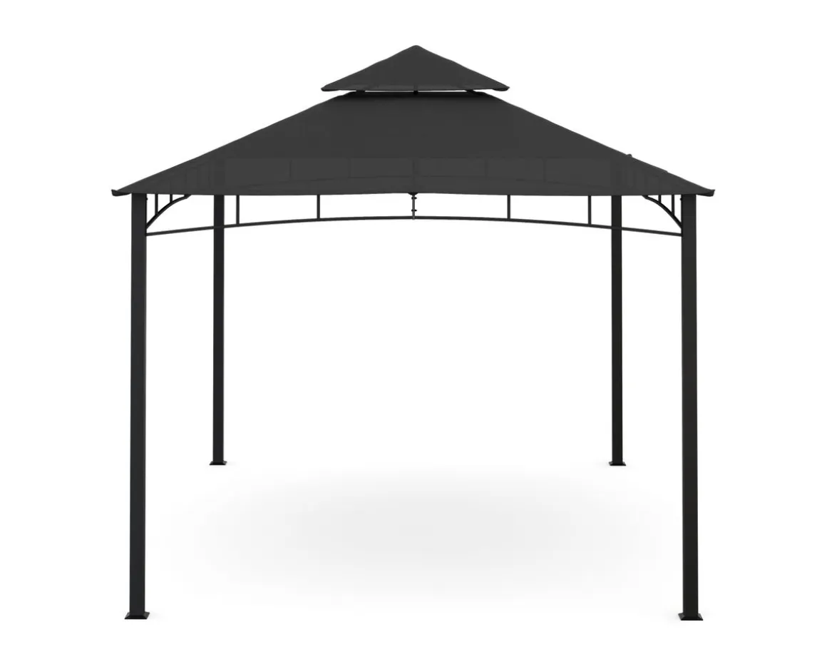 Gartenpavillon GAZ 4 x 3 m anthrazit