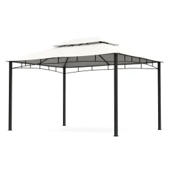 Gartenpavillon GAZ 4 x 3 m beige