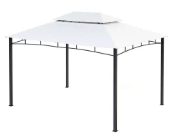 Gartenpavillon GAZ 4 x 3 m beige