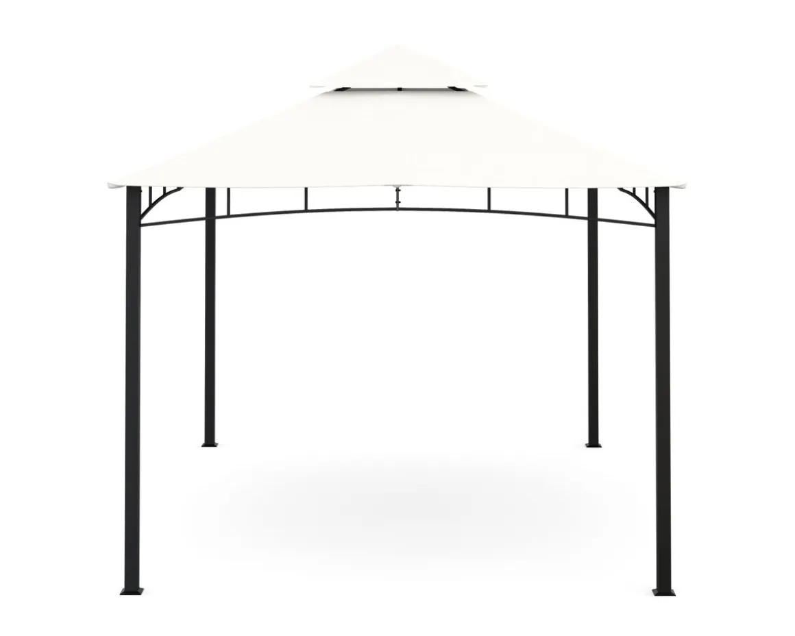 Gartenpavillon GAZ 4 x 3 m beige