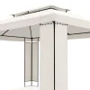 Gartenpavillon HAVEN 4 x 3 m beige