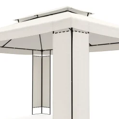 Gartenpavillon HAVEN 4 x 3 m beige
