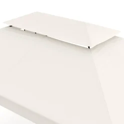 Gartenpavillon HAVEN 4 x 3 m beige
