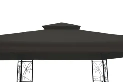 Gartenpavillon HOWEA 3 x 3 m anthrazit