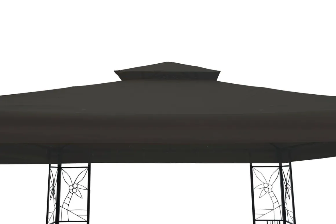 Gartenpavillon HOWEA 3 x 3 m anthrazit