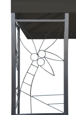 Gartenpavillon HOWEA 3 x 3 m anthrazit