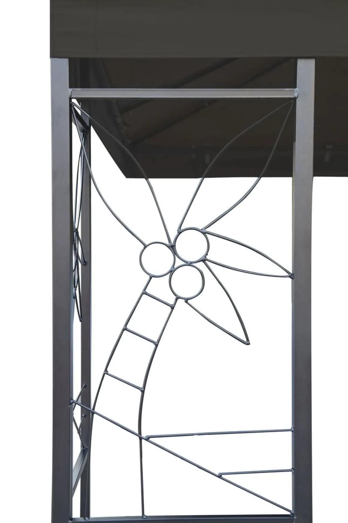 Gartenpavillon HOWEA 3 x 3 m anthrazit