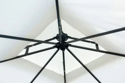 Gartenpavillon HOWEA 3 x 3 m weiss | GONSER.CH