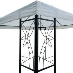 Gartenpavillon HOWEA 3 x 3 m weiss | GONSER.CH