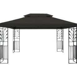 Gartenpavillon LAVEN 4 x 3 m anthrazit