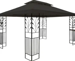 Gartenpavillon LAVEN 4 x 3 m anthrazit