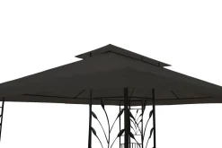 Gartenpavillon LAVEN 4 x 3 m anthrazit