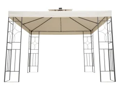 Gartenpavillon LED SUNSET 3 x 3 m beige