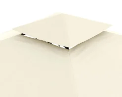 Gartenpavillon LILIA 3 x 3 m beige