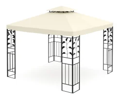 Gartenpavillon LILIA 3 x 3 m beige