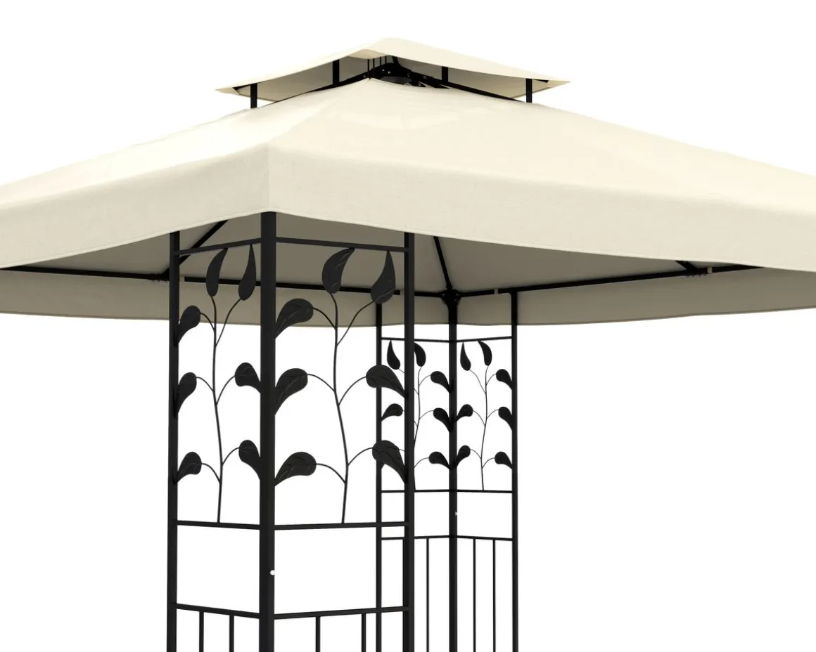 Gartenpavillon LILIA 3 x 3 m beige