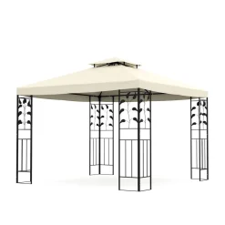 Gartenpavillon LILIA 3 x 3 m beige
