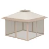 Gartenpavillon REASOL 3 x 3 m beige