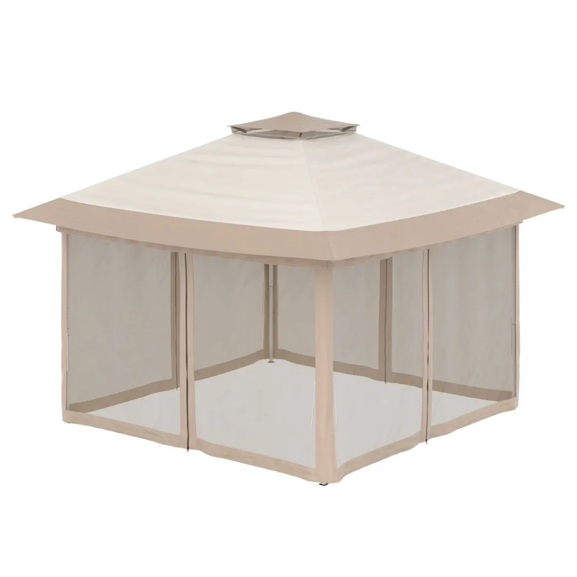 Gartenpavillon REASOL 3 x 3 m beige