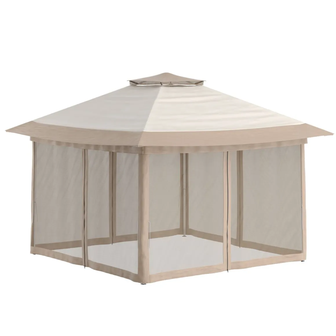 Gartenpavillon REASOL 3 x 3 m beige